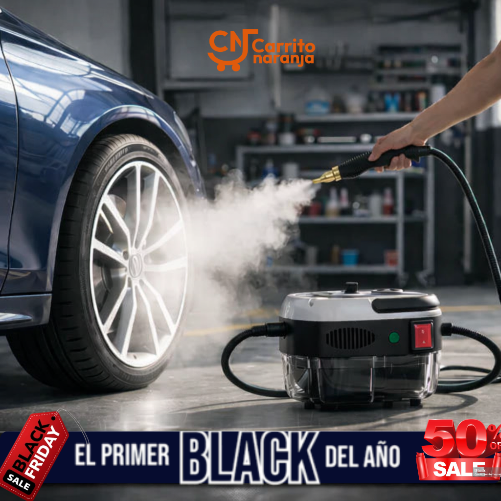 LIMPIADOR A VAPOR PROFESIONAL | LIMPIEZA COMPLETA PARA TU AUTO✅
