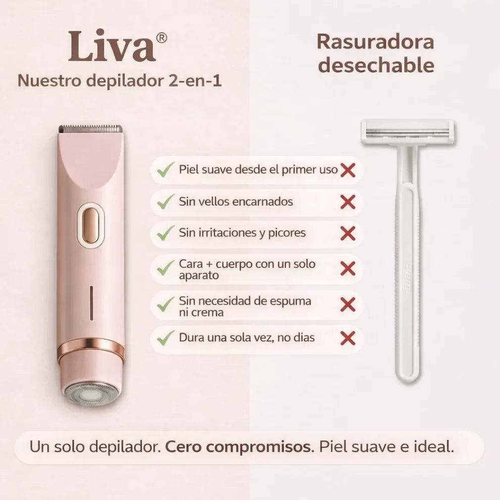 RASURADORA INALAMBRICA PARA MUJER | PARA UNA PIEL DE SEDA SIN DOLOR✅