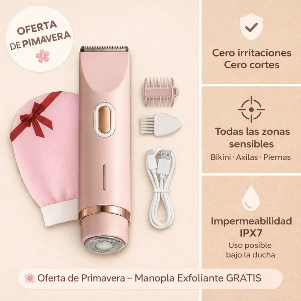 RASURADORA INALAMBRICA PARA MUJER | PARA UNA PIEL DE SEDA SIN DOLOR✅
